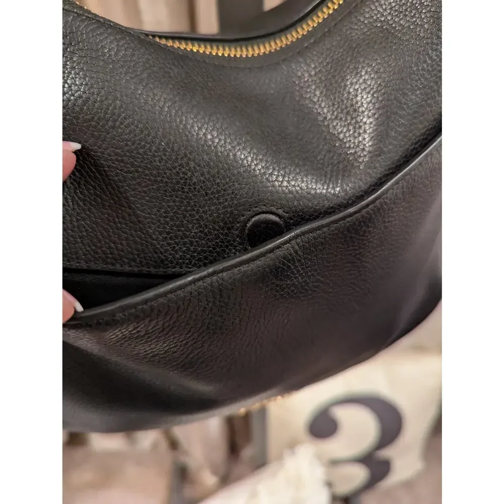 Coach Womens Vintage Leather Crossbody Black Handbag - Picture 5 of 16